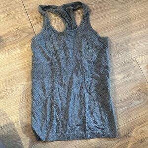 Lululemon Athletica Blue Fitted Sleeveless Tank Top